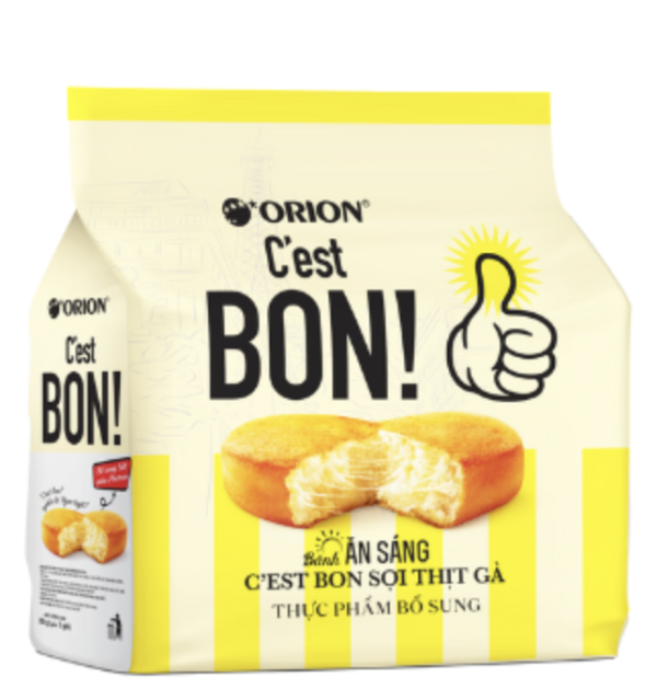 Bánh ăn sáng sợi thịt gà - ORION C'est Bon