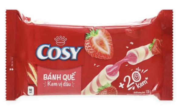 Bánh Quế Cosy vị dâu tây