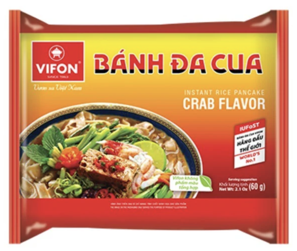 Bánh đa cua ăn liền Vifon