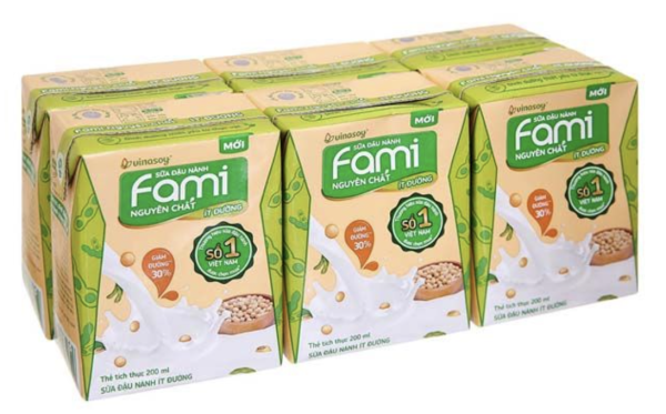 Sữa đậu nành nguyên chất Fami
