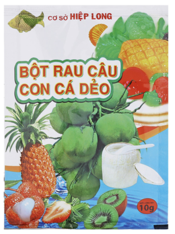 Bột rau câu con cá dẻo