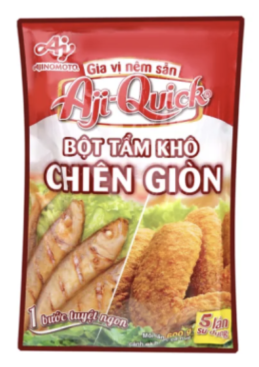 Bột tẩm khô chiên giòn Ajiquick