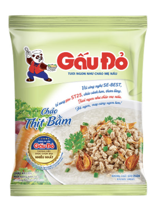 Cháo Gấu Đỏ gói 50g