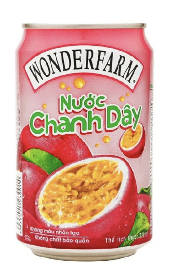 Nước chanh dây Wonderfarm 310ml