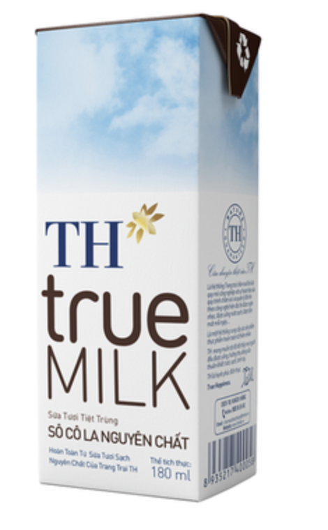Sữa tươi Tiệt Trùng TH true milk vị sô cô la 180ml