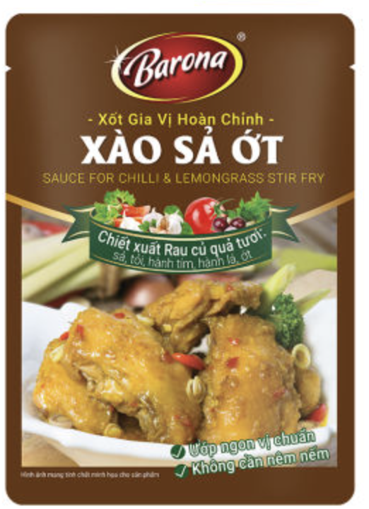 Xốt xào sả ớt Barona