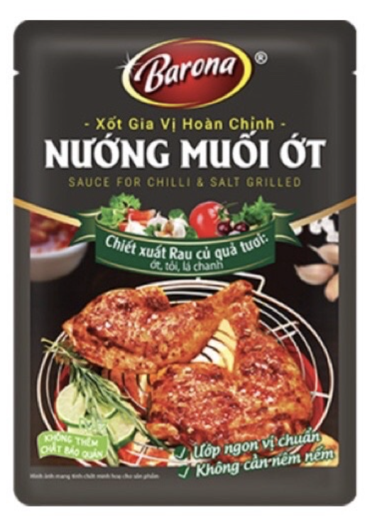 Xốt Nướng muối ớt Barona 80g