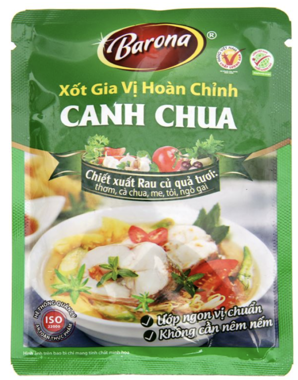 Xốt gia vị canh chua Barona