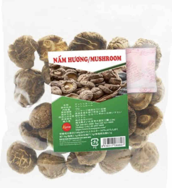 Nấm hương Việt Nam - 50g