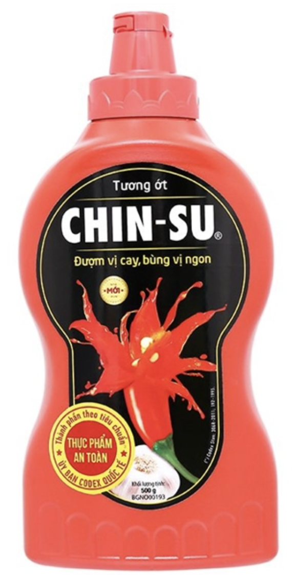 Tương ớt Chinsu chai to 520ml