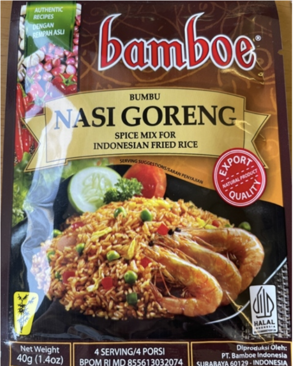 Nasi goreng gia vị indo