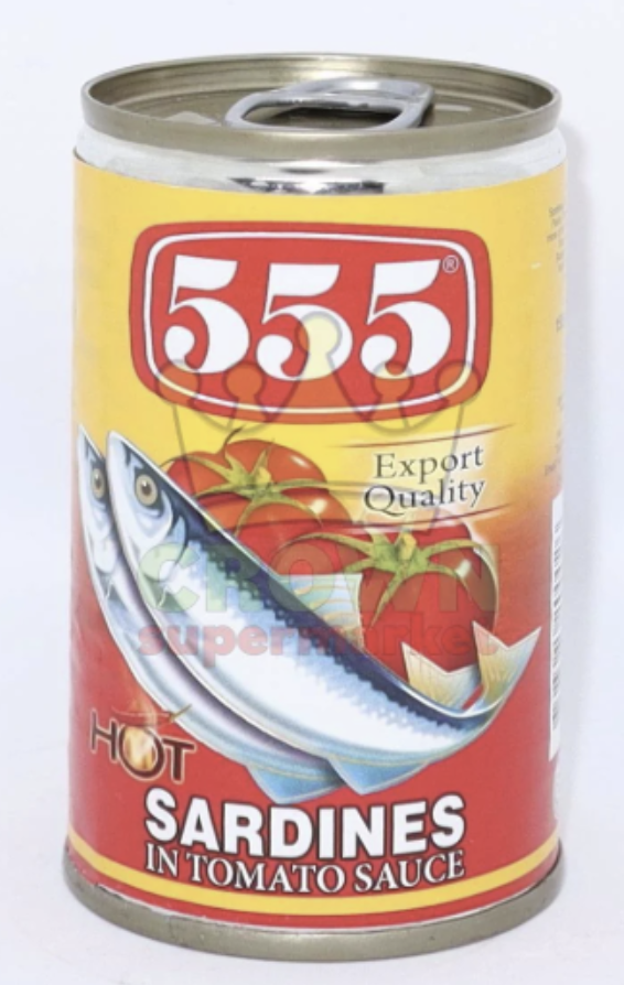 555 Sardines in tomatosause 155g