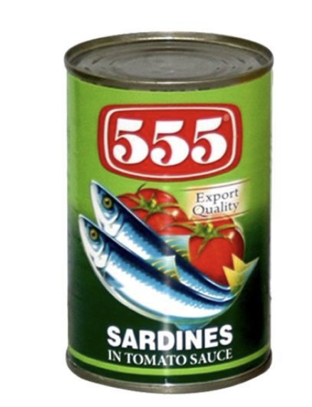 555 Sardines in tomato sauce 425g