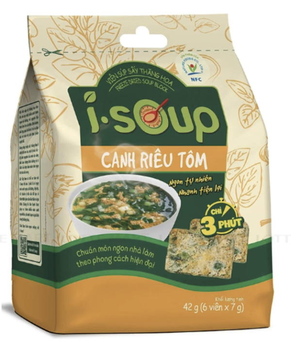 Canh riêu tôm ăn liền - Isoup