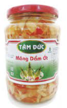 Măng dầm ớt Tâm Đức 800g