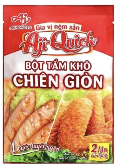 Gia vị nêm sẵn Aji-Quick Bột tẩm khô chiên giòn