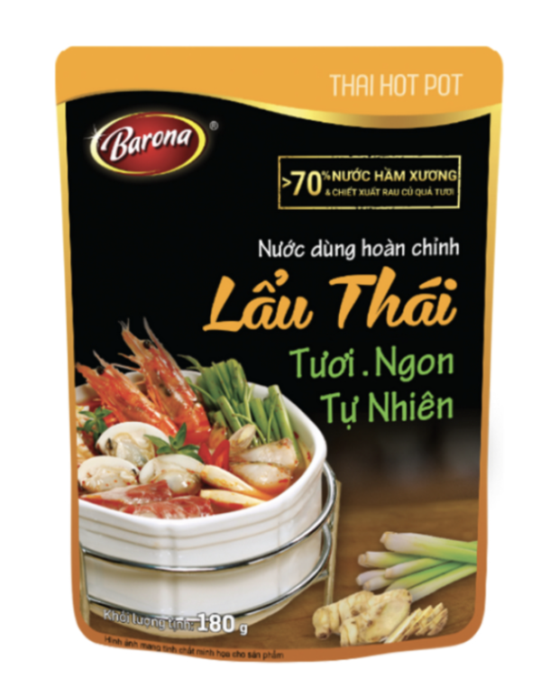 Nước dùng hoàn chỉnh Barona Lẩu Thái