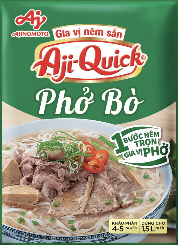 Gia vị nêm sẵn Aji-Quick Phở bò