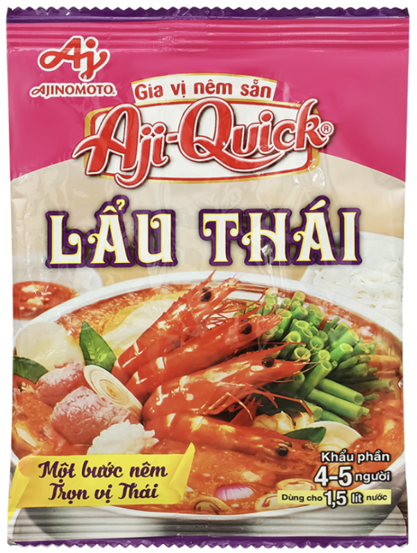 Gia vị nêm sẵn Lẩu Thái Aji-Quick