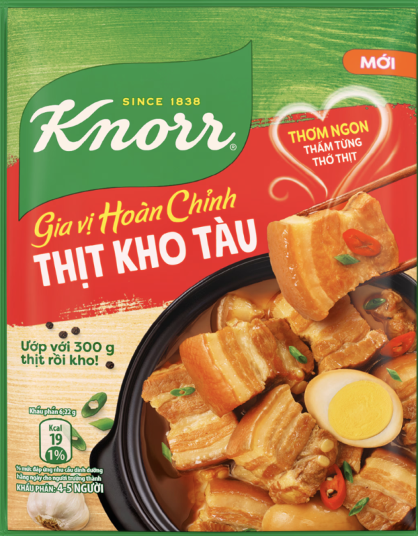 Gia vị hoàn chỉnh Knor thịt kho tàu