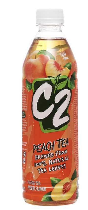 C2 vị đào hồng trà 455ml