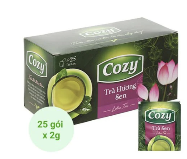 Trà túi lóc Cozy hương sen