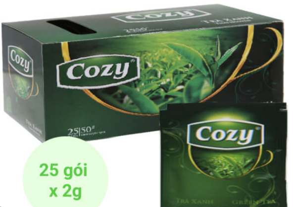 Trà cozy túi lọc trà xanh Thái Nguyên