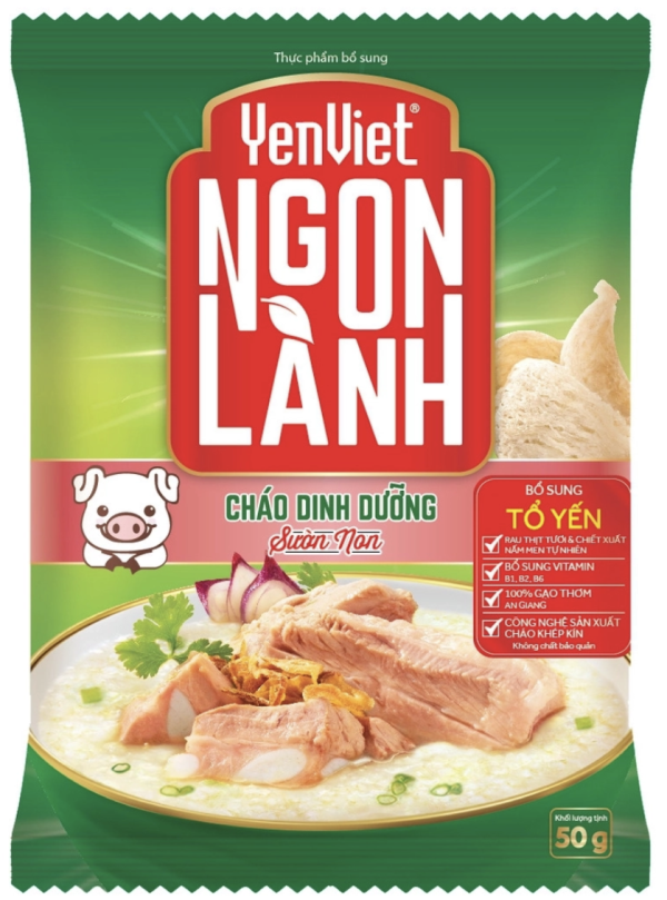 Cháo dinh dưỡng Yến Việt sườn non