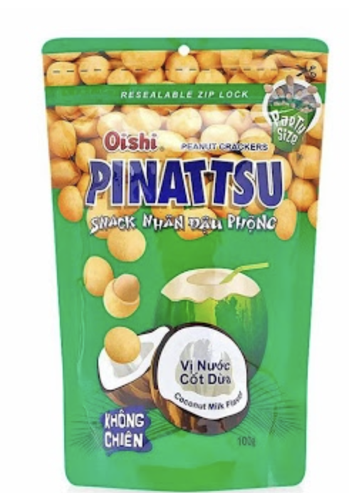 Snack nhân đậu phộng vị nước cốt dừa 100g