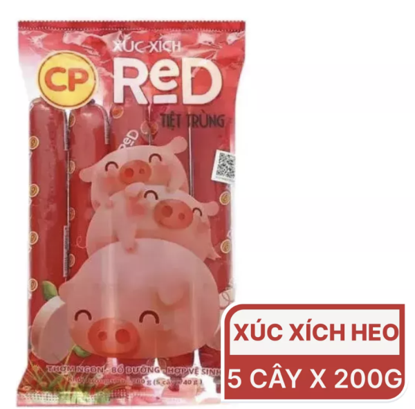 Xúc xích tiệt trùng CP heo 5 cây