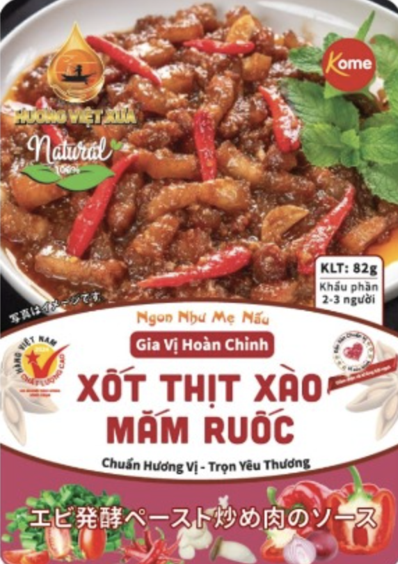 Xốt thịt xào mắm ruốc