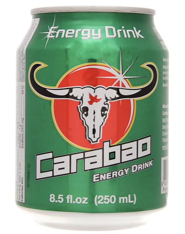Nước tăng lực Carabao lon 250ml