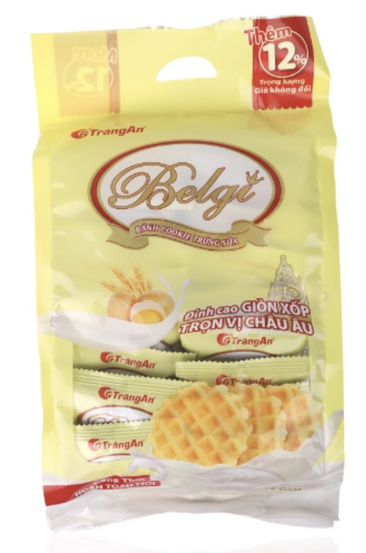 Bánh Belgi Cookie trứng sữa