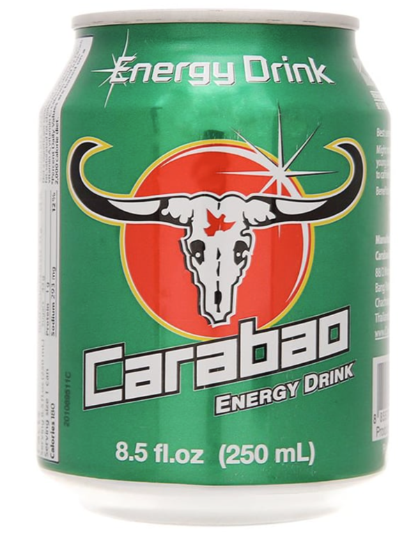 Nước tăng lực Carabao lon 250ml (Lon)