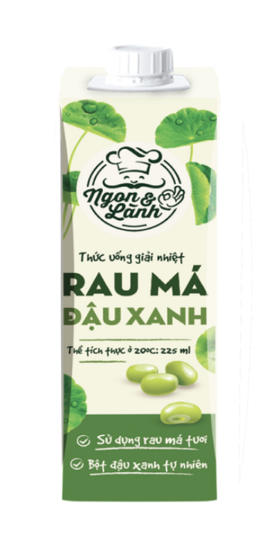 Rau má đậu xanh cozy 225ml (lốc)