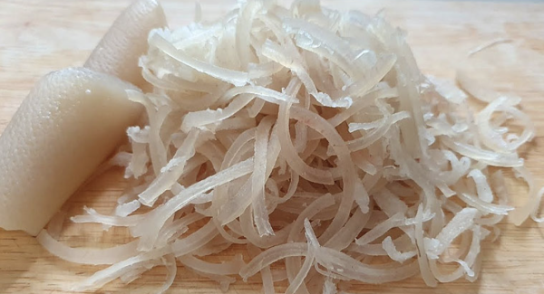 Da heo thái sợi