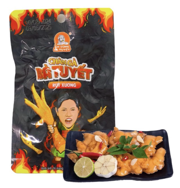 Chân gà bà tuyết rút xương